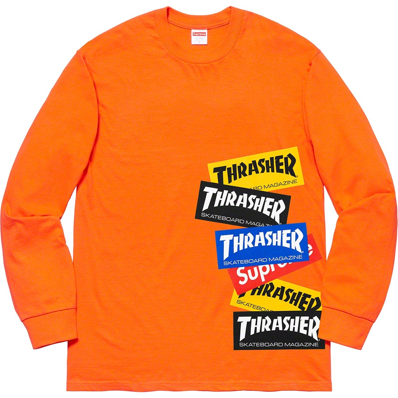 Supreme®/Thrasher® Multi Logo L/S Tee view 5